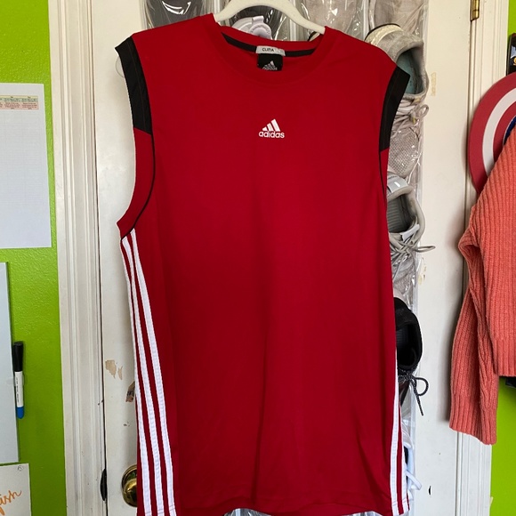 Men's Adidas Clima-Lite Tank-Top Sz L - Picture 1 of 5